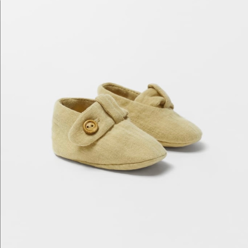 Zara Baby Cotton Booties 0-12months